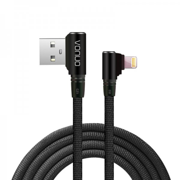 90 Degree Elbow USB Cable for Apple